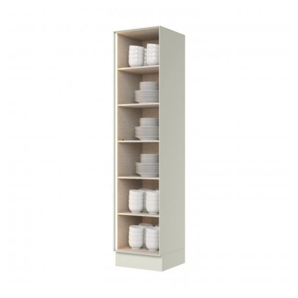 Cristaleira Fineze 500mm porta vidro areia