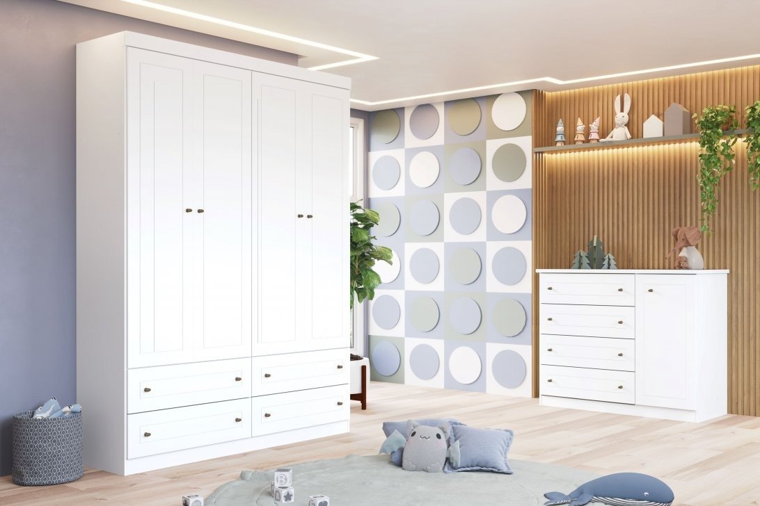 Quarto infantil modulado completo Rio Sono Decor