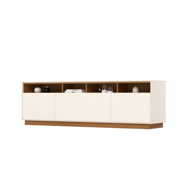 Rack Orion 1,80m Off White Cinamomo TV suspensa